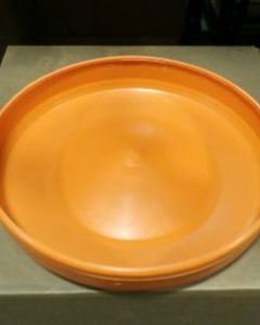 PAN CYCLONE 14"[355mm] ORANGE PLST 18DEG "V" BOTTOM